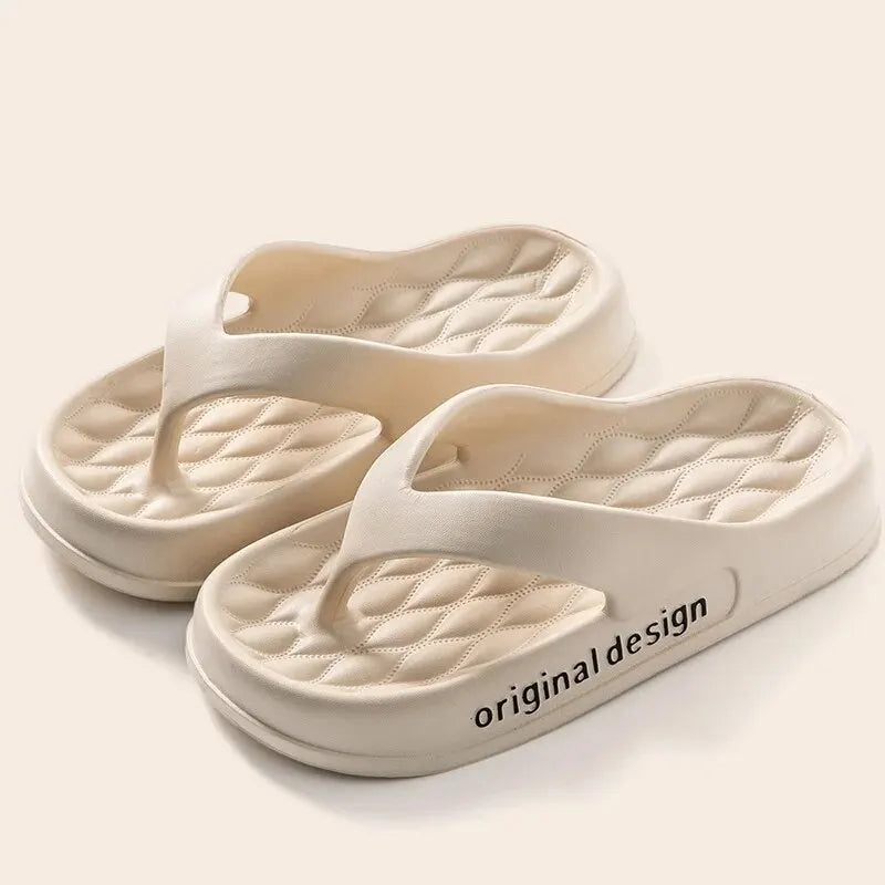 Minimalist Concave Thick Sole Slide Sandal - 2 - gn  | ONEFY.SHOP