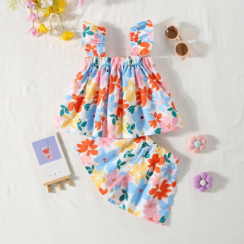 Flower Baby Girl Set - 9 - kn | ONEFY.SHOP