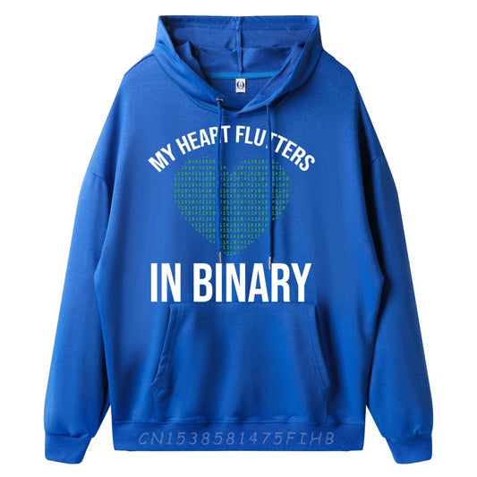 My Heart Flutters in Binary T-Shirt - 2 - ps | ONEFY.SHOP