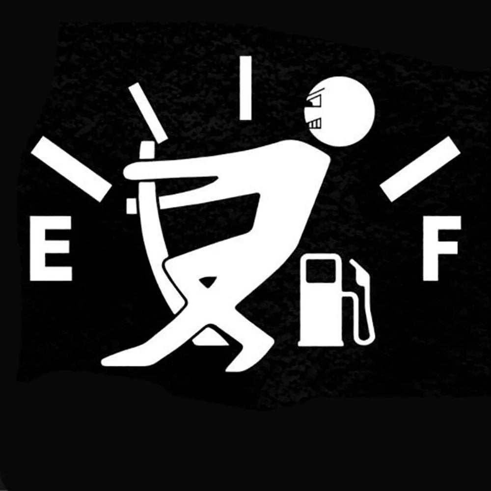 Reflective Car Fuel Gauge Decal - 3 - cs | ONEFY.SHOP