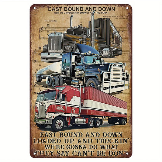 Trucking Classic Movie Themed Flat Tin Sign - 3 -  ts | ONEFY.SHOP