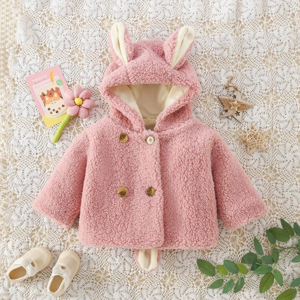 Baby Girl’s Coat Winter Cute - 9 - kn | ONEFY.SHOP