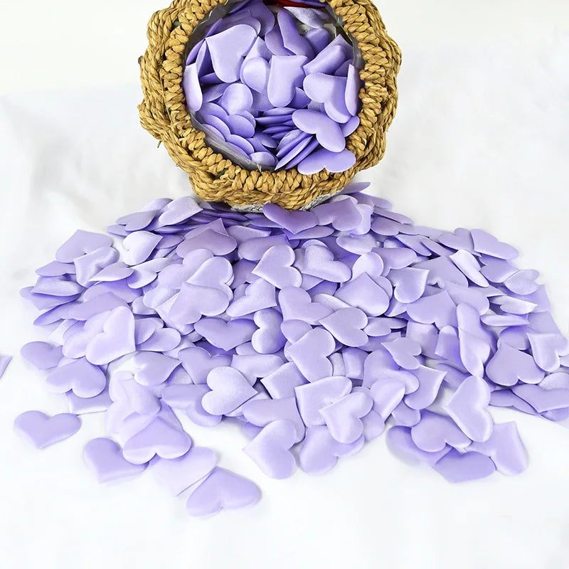Bulk Satin Heart Confetti - 7 -  rs | ONEFY.SHOP