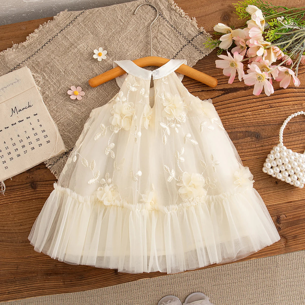 Girl Dress Summer Flower - 9 - kn | ONEFY.SHOP