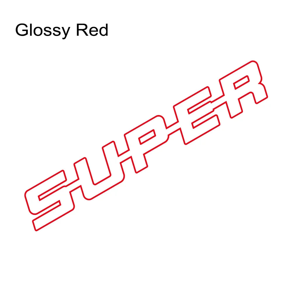 Truck "SUPER" Windshield Decal - 7 -  rs | ONEFY.SHOP