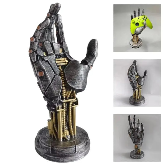 Robotic Cyborg Hand Gaming Controller Stand - 6 - dn | ONEFY.SHOP
