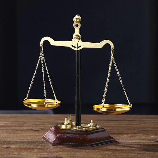 Classic Brass Balance Scale Ornament - 2 - aw | ONEFY.SHOP