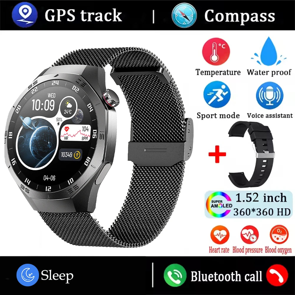 Round Smart Watch - 4 - ss | ONEFY.SHOP