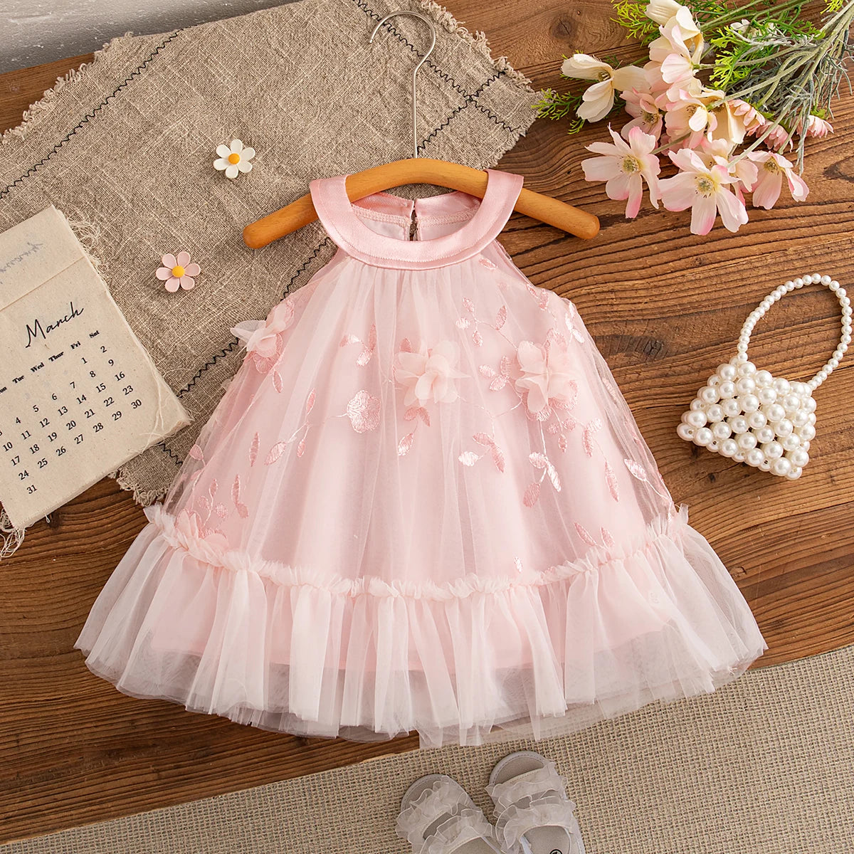 Girl Dress Summer Flower - 9 - kn | ONEFY.SHOP