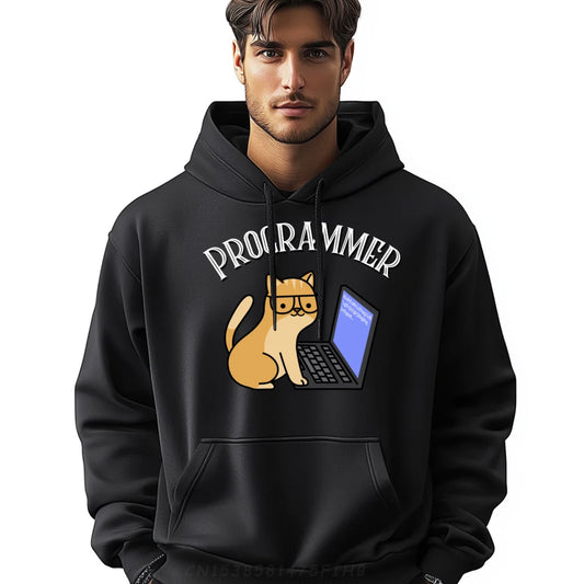 Programmer Cat Coding Enthusiast Hoodie - 2 - ps | ONEFY.SHOP