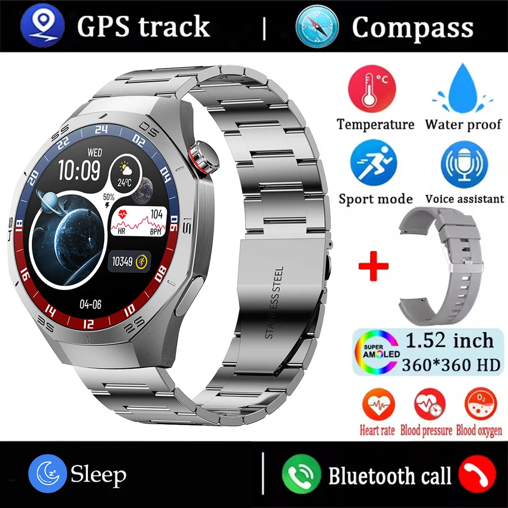 Round Smart Watch - 4 - ss | ONEFY.SHOP