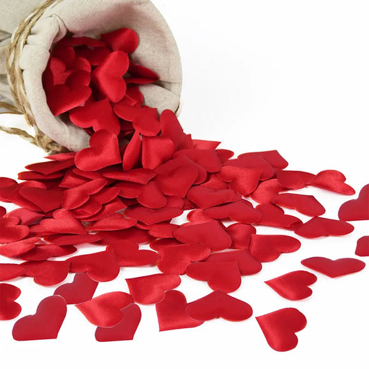Bulk Satin Heart Confetti - 7 -  rs | ONEFY.SHOP