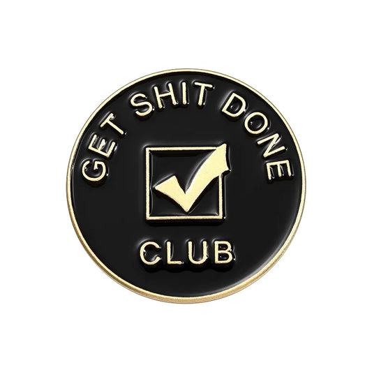 Get Done Club Enamel Pin - 2 - ps | ONEFY.SHOP