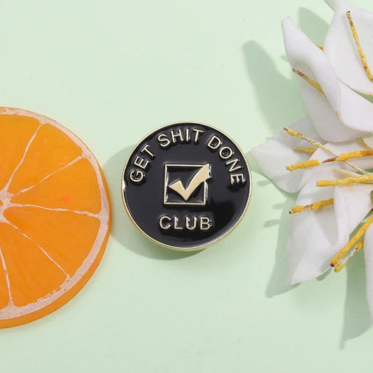 Get Done Club Enamel Pin - 2 - ps | ONEFY.SHOP