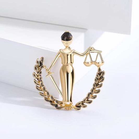 Law-Themed Brooch Pin - 2 - aw  | ONEFY.SHOP