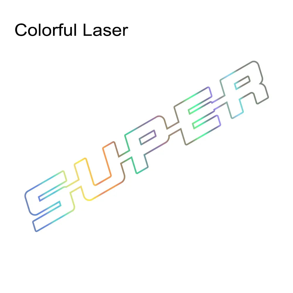 Truck "SUPER" Windshield Decal - 7 -  rs | ONEFY.SHOP