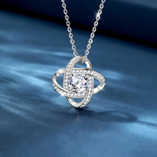 To My Wife" Love Knot Necklace - 7 -  rs | ONEFY.SHOP