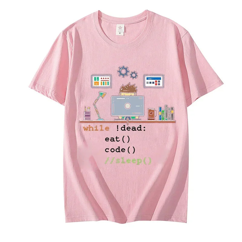 Eat Code Sleep T-Shirt - 2 - ps | ONEFY.SHOP