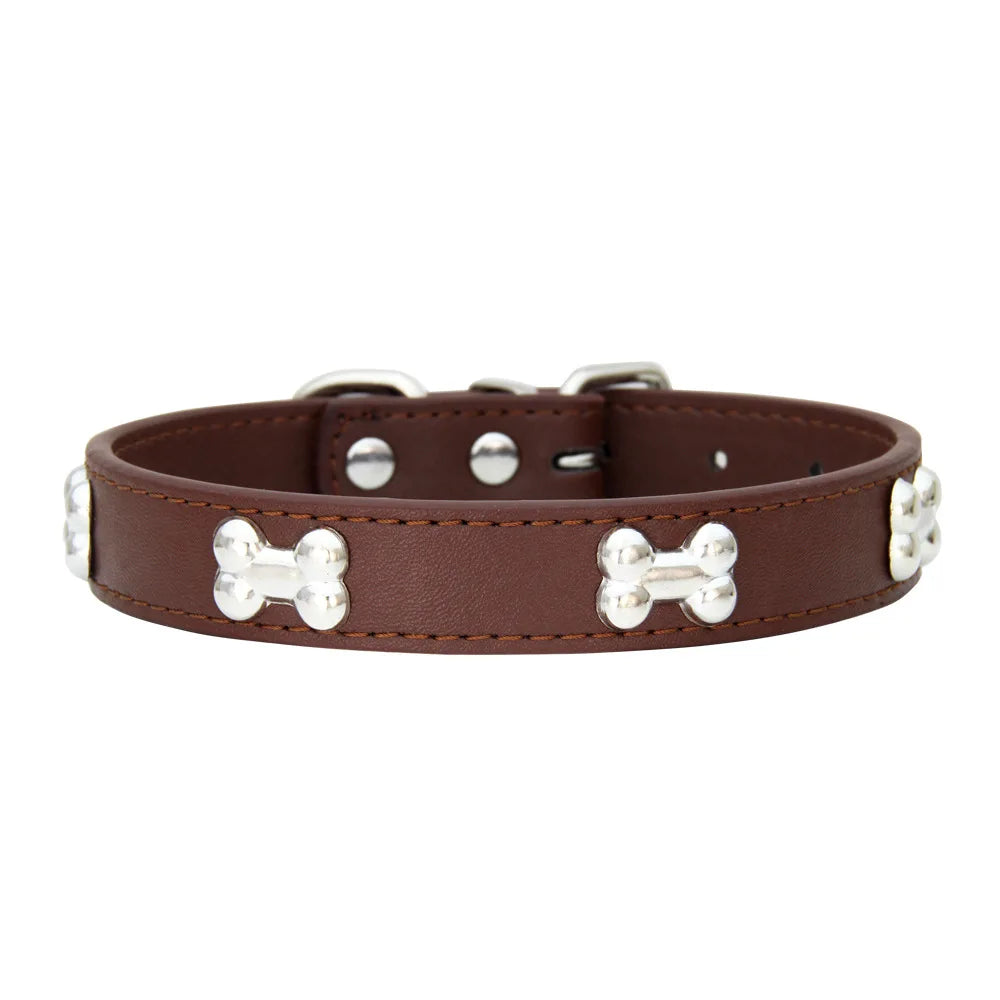 Fashion Leather Pet Collars - 5 - pn | ONEFY.SHOP