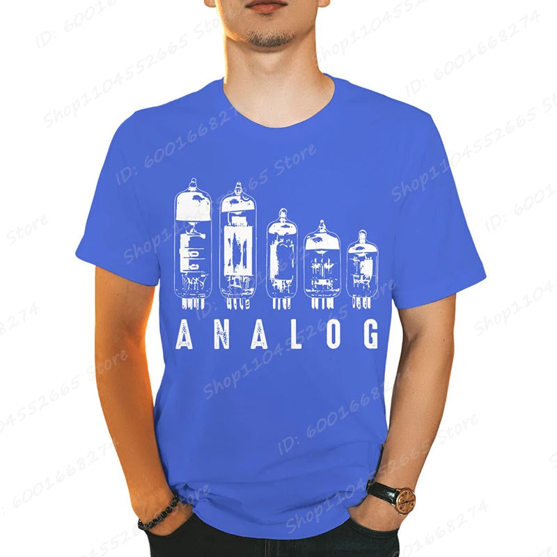 Analog Vacuum Tube Graphic T-Shirt - 2 - ps | ONEFY.SHOP