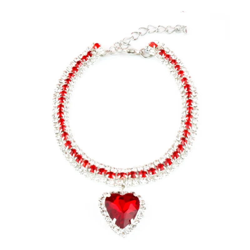 Cat Necklace Rhinestone - 5 - pn | ONEFY.SHOP