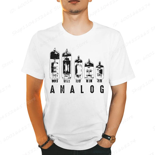 Analog Vacuum Tube Graphic T-Shirt - 2 - ps | ONEFY.SHOP