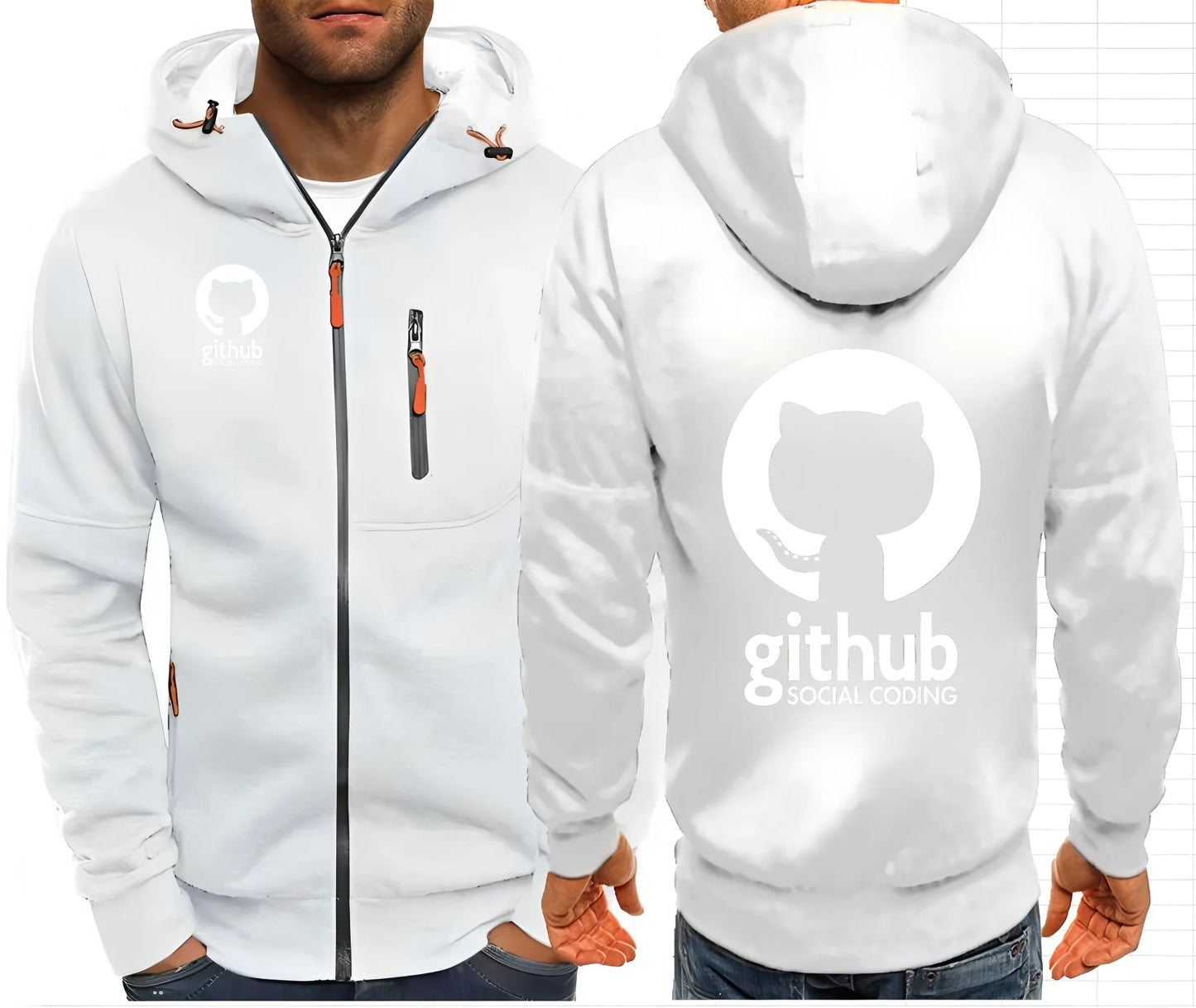 GitHub Social Coding Hoodie - 2 - ps | ONEFY.SHOP