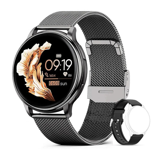 Elegant Circular Smart Watch - 4 - ss | ONEFY.SHOP
