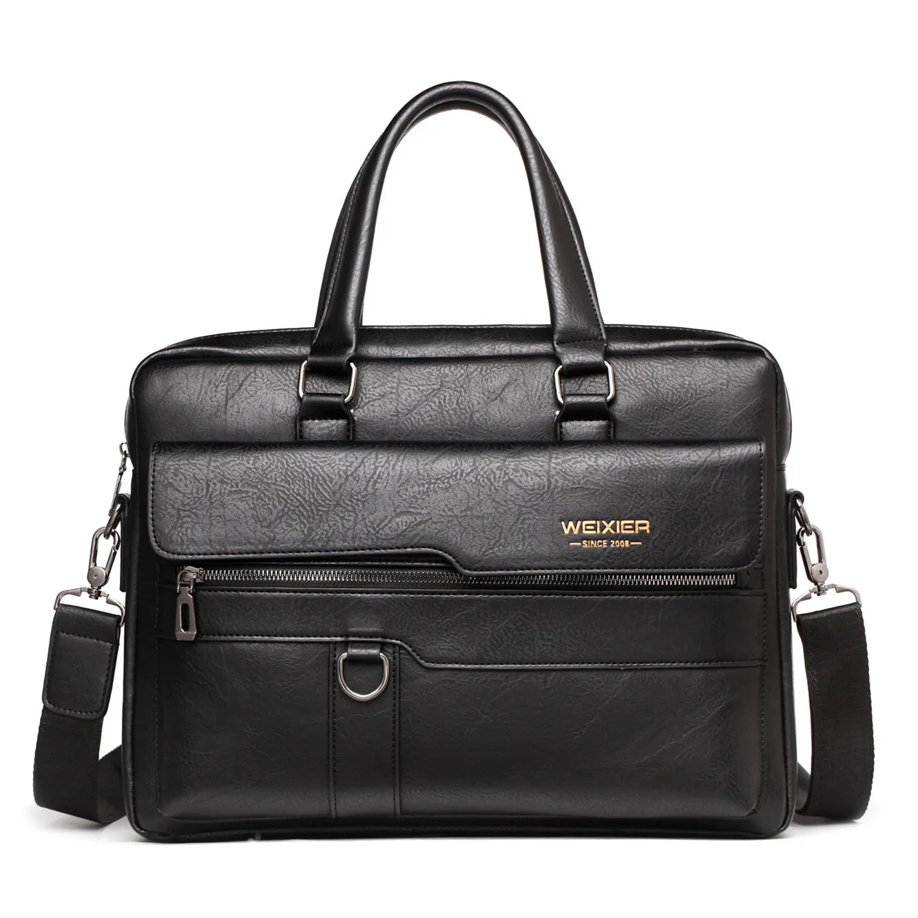 Classic PU Leather Professional Briefcase - 2 - aw | ONEFY.SHOP