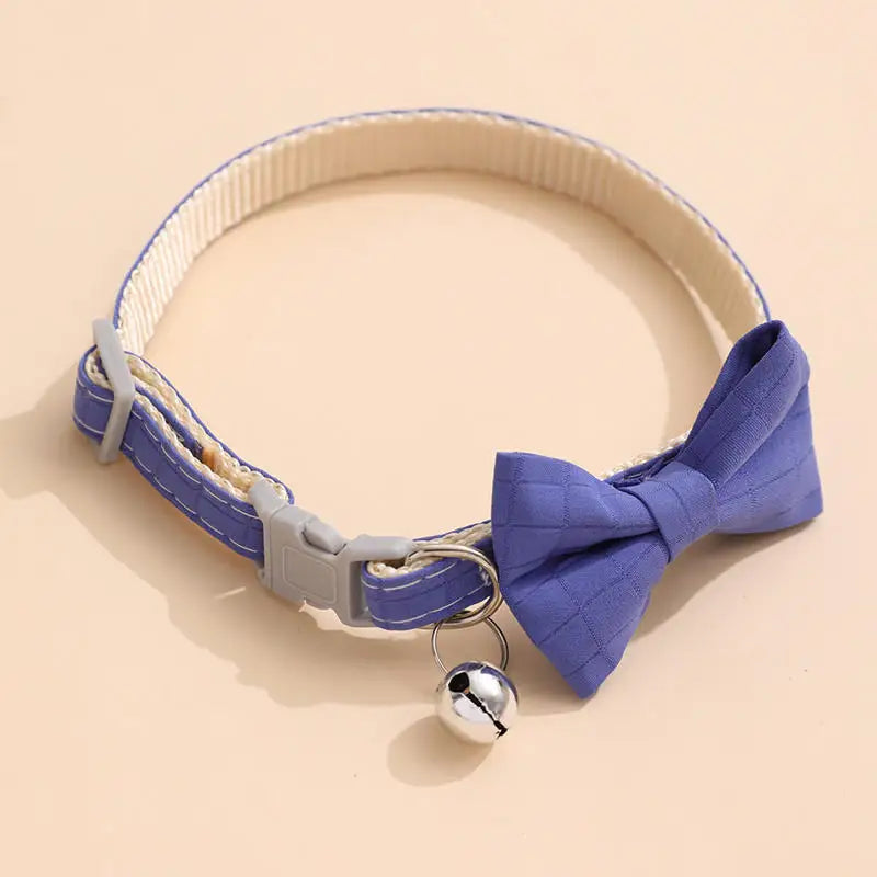 Bow Collar with Safety Bell - 5 - pn | ONEFY.SHOP