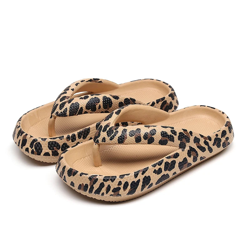 Patterned Platform Thong Flip-Flop - 2 - gn  | ONEFY.SHOP