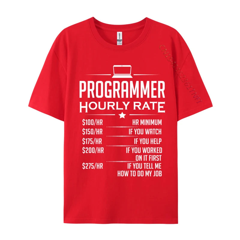 Programmer Hourly Rate T-Shirt - 2 - ps  | ONEFY.SHOP