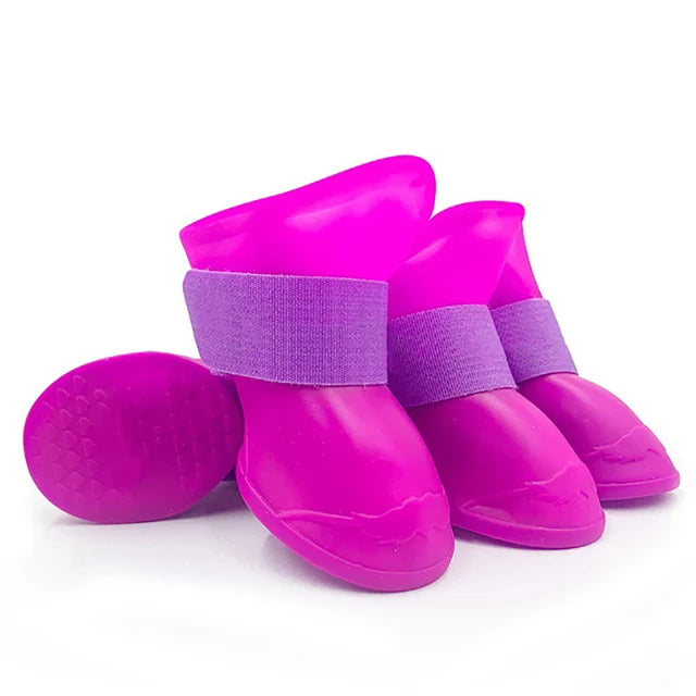 4Pcs Pet Rainshoe Anti-Slip Rubber - 8 - pn | ONEFY.SHOP