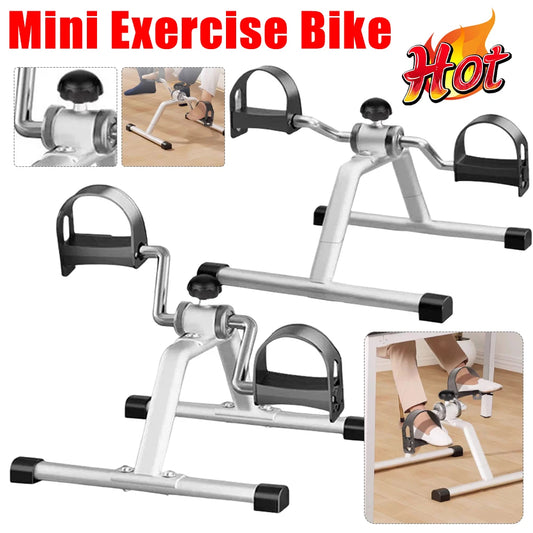 Portable Mini Exercise Bike Pedal Exerciser - 4 - fs | ONEFY.SHOP