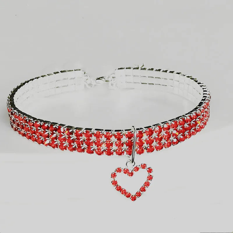 Cat Necklace Rhinestone - 5 - pn | ONEFY.SHOP