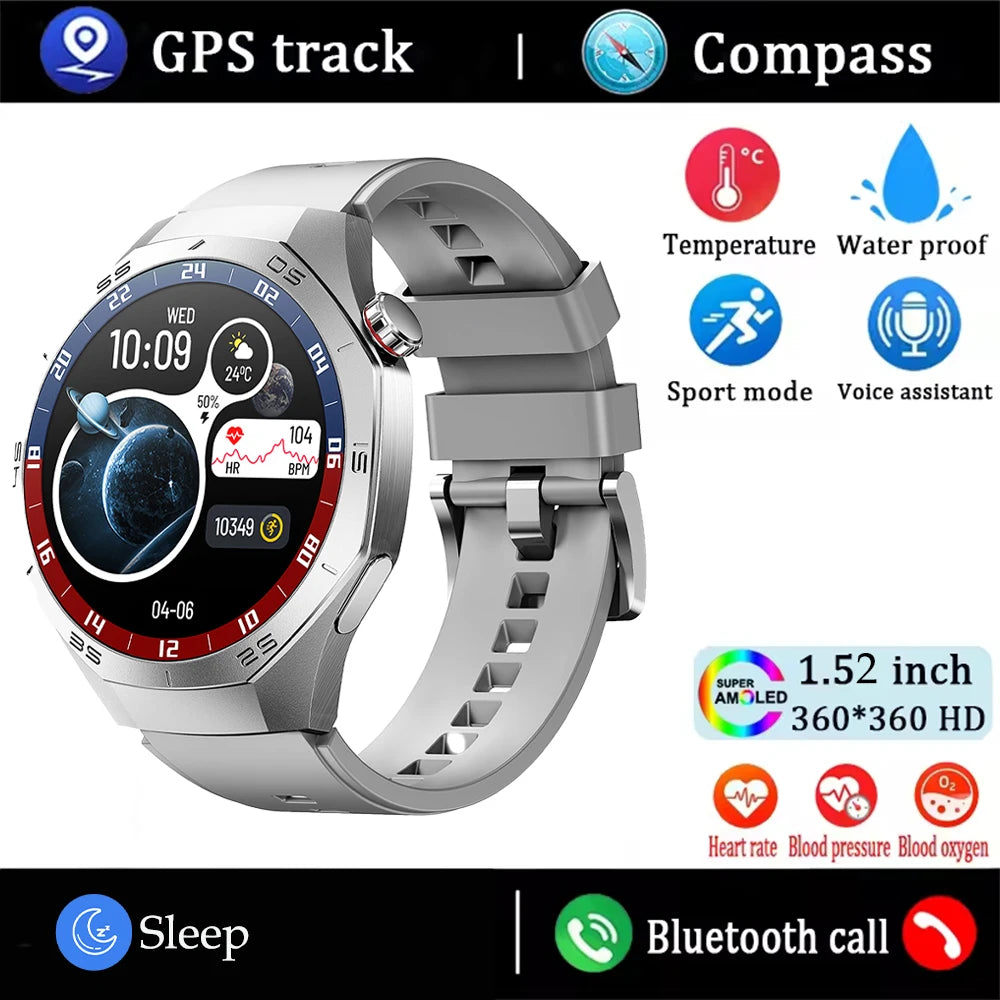 Round Smart Watch - 4 - ss | ONEFY.SHOP