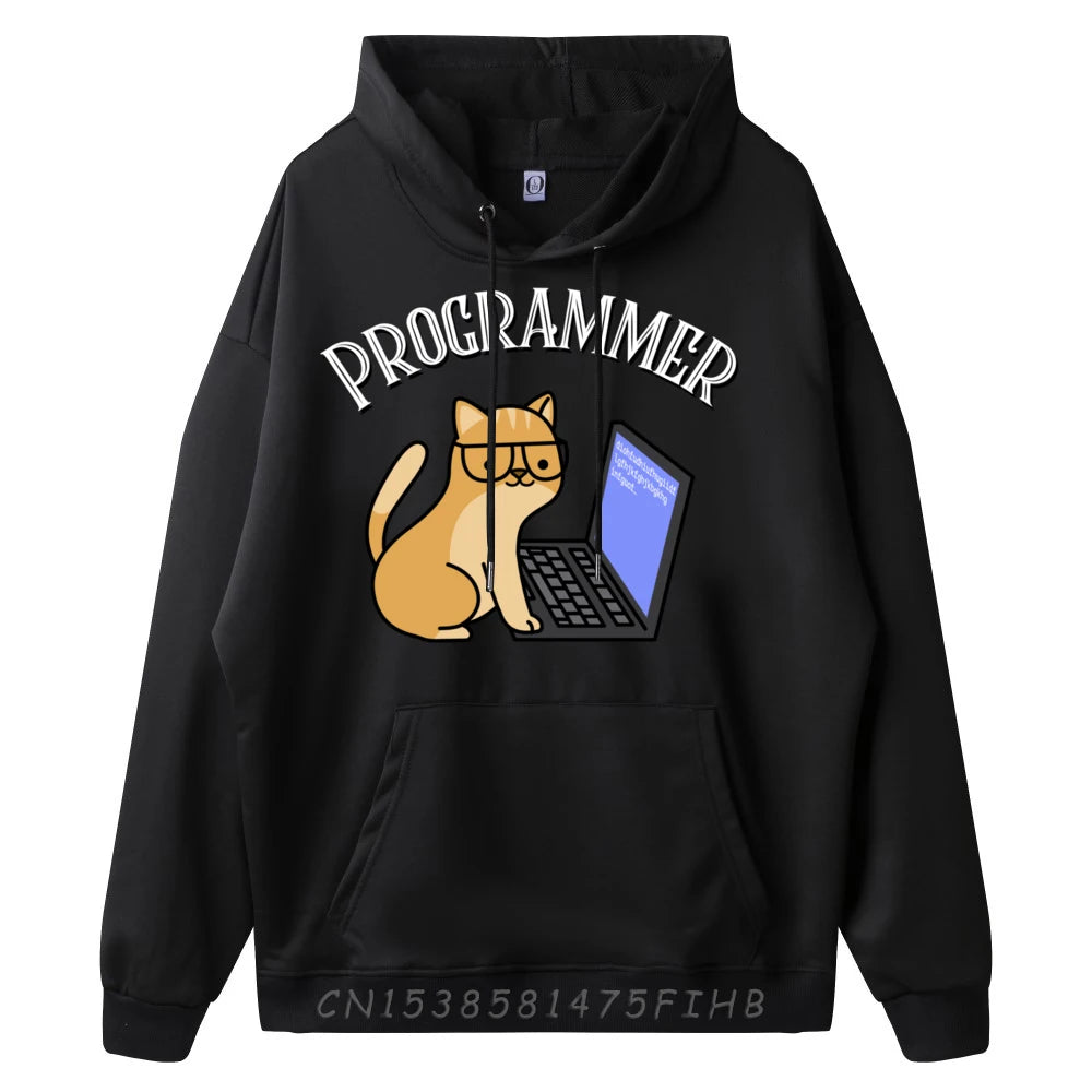 Programmer Cat Coding Enthusiast Hoodie - 2 - ps | ONEFY.SHOP