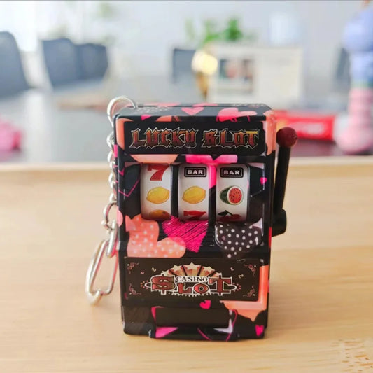Mini Slot Machine Gaming Keychain - 2 - ps | ONEFY.SHOP