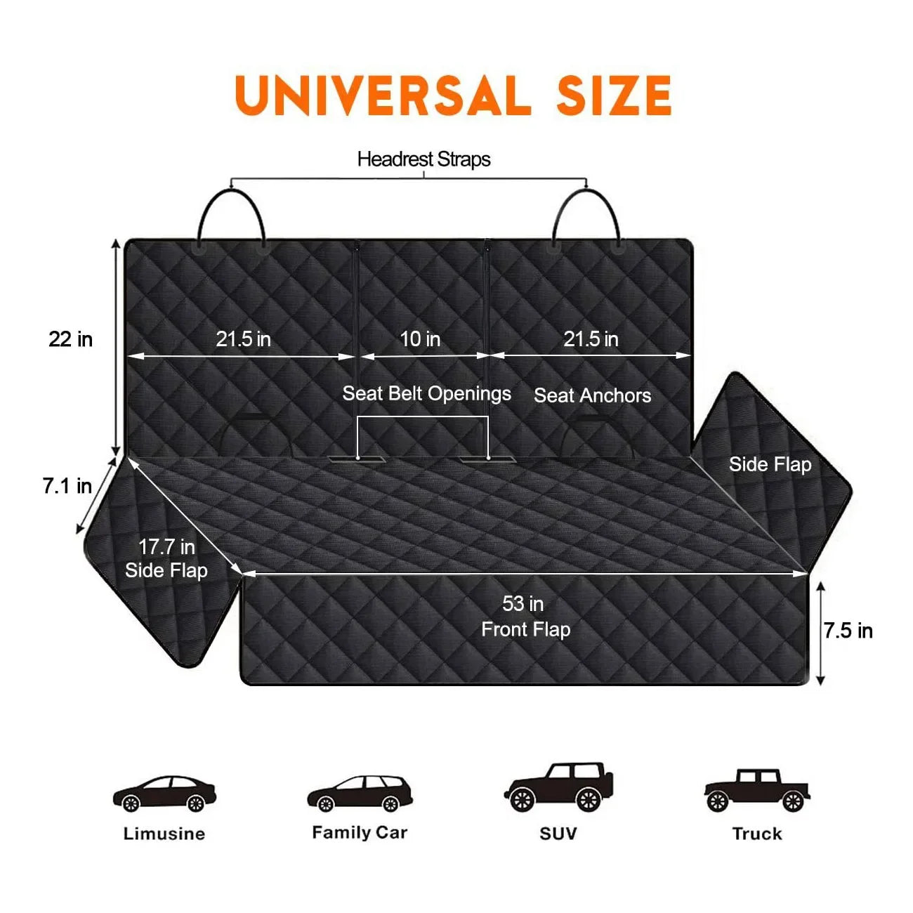 Dog Car Rear Seat Protector - 5 - ts | ONEFY.SHOP