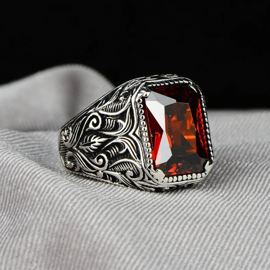 Men's Ottoman-Style Statement Ring - 2 - gn | ONEFY.SHOP