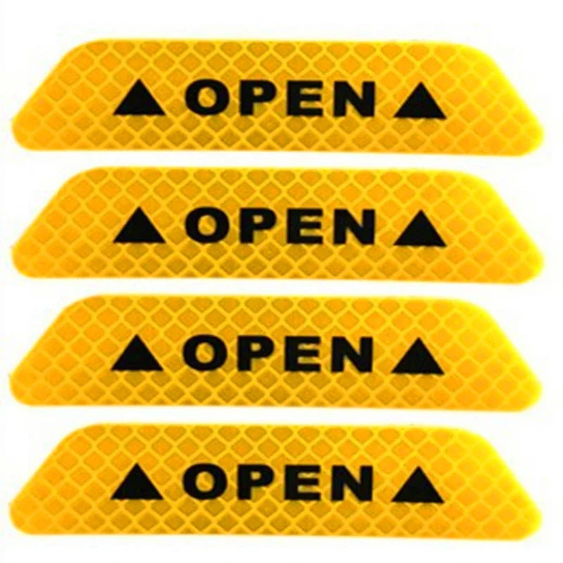 Car Door Open Warning Stickers - 3 - cs | ONEFY.SHOP