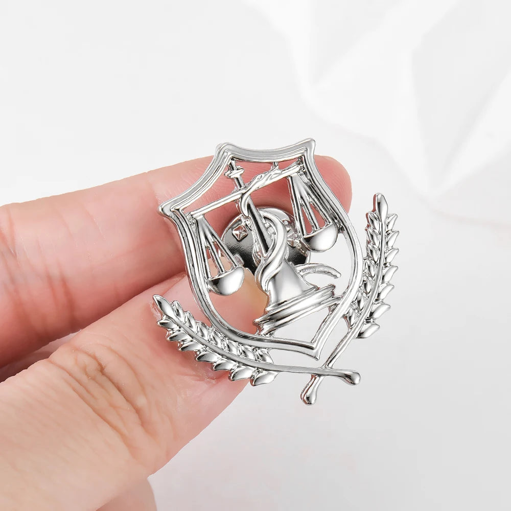 Fair Libra Lawyer Brooch - 2 - aw | ONEFY.SHOP