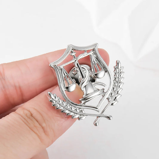 Fair Libra Lawyer Brooch - 2 - aw | ONEFY.SHOP