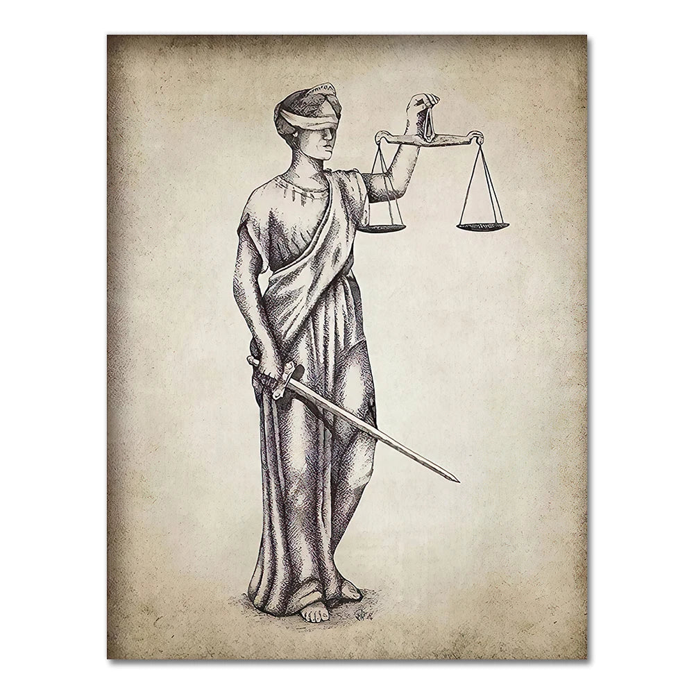 Lady Justice Law Patent Posters - 2 - aw | ONEFY.SHOP