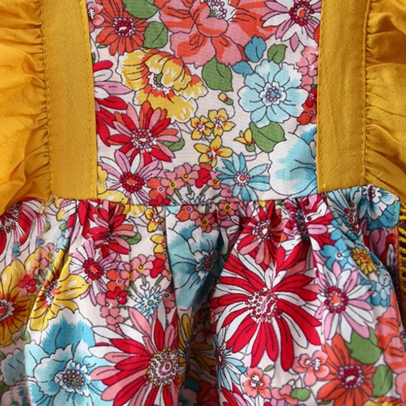 Dress Small Floral Hollow Bow - 9 - kn | ONEFY.SHOP