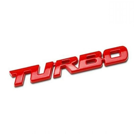 Car Adhesive TURBO Emblem Badge - 3 - cs | ONEFY.SHOP