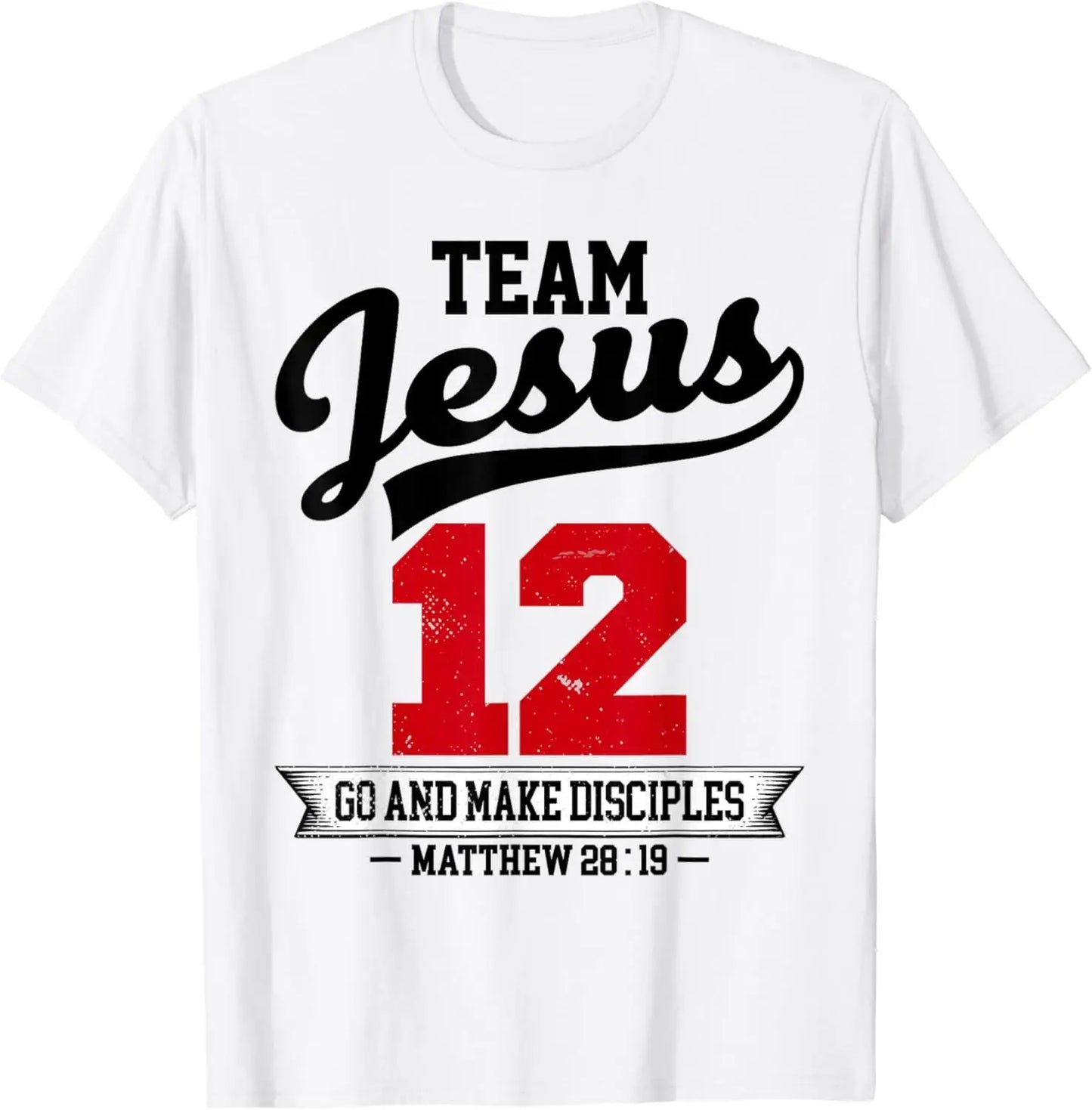 Team Jesus Faith T-Shirt - 8 - an | ONEFY.SHOP
