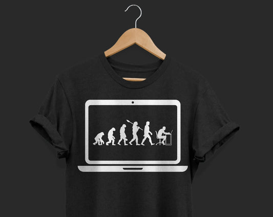 Computer User Evolution T-Shirt - 2 - PS | ONEFY.SHOP