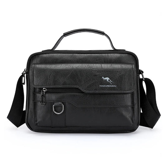 PU Leather Briefcase Hand Bag - 2 - gn | ONEFY.SHOP