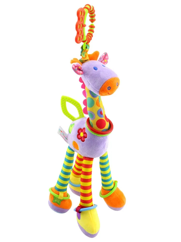 Giraffe Animal Handbells Plush - 9 - tg | ONEFY.SHOP